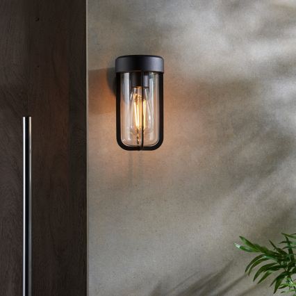 Aplica de perete pentru baie Endon 92859 - 1xE27/6W/230V IP44, neagră