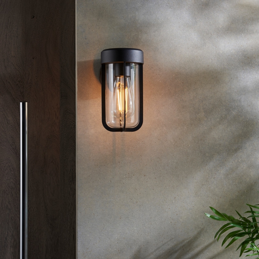Aplica de perete pentru baie Endon 92859 - 1xE27/6W/230V IP44, neagră