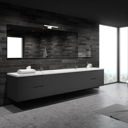 Aplica de perete pentru baie SHINE LED, 7 W, 230 V, 30 cm, IP44, alb