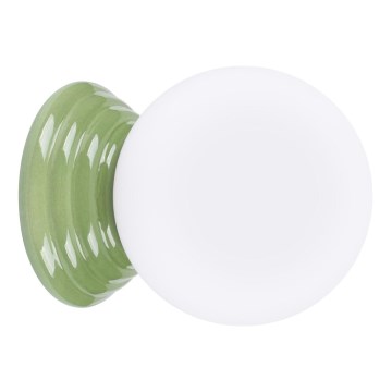 Aplică de perete pentru baie ZORI, 1x G9, 8W, 230V, IP44, verde