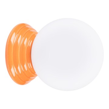 Aplica de perete pentru baie ZORI 1xG9/8W/230V IP44 portocalie