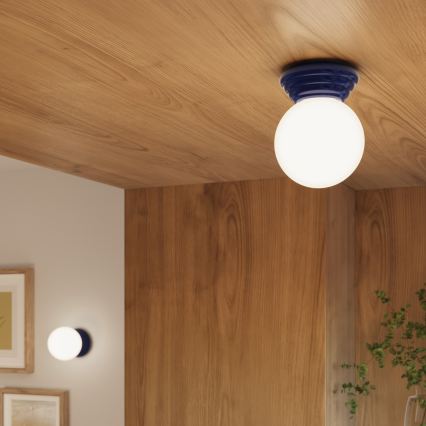 Aplica de perete pentru baie ZORI, 1xG9/8W/230V, IP44, albastră