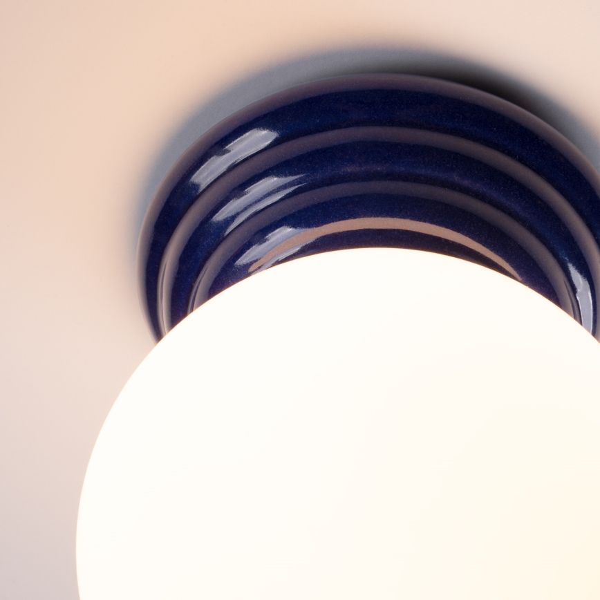 Aplica de perete pentru baie ZORI, 1xG9/8W/230V, IP44, albastră