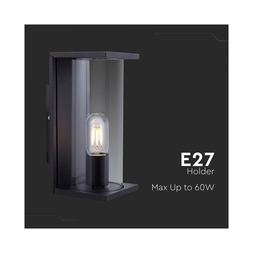 Aplică de perete pentru exterior 1xE27/60W/230V IP44 negru
