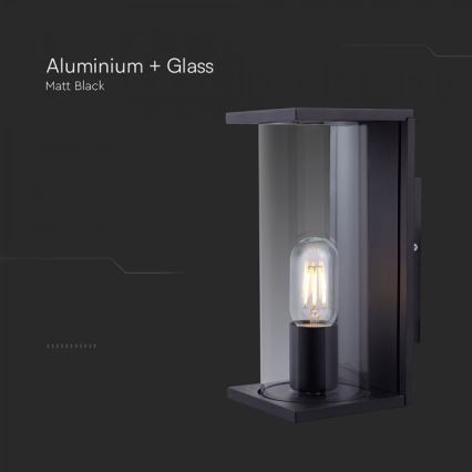 Aplică de perete pentru exterior 1xE27/60W/230V IP44 negru