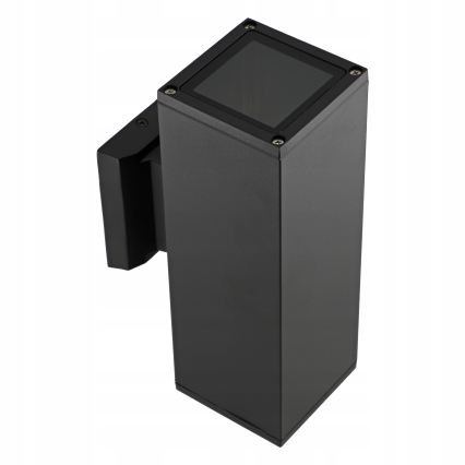 Aplică de perete pentru exterior, 2xGU10/35W/230V, IP54, neagră