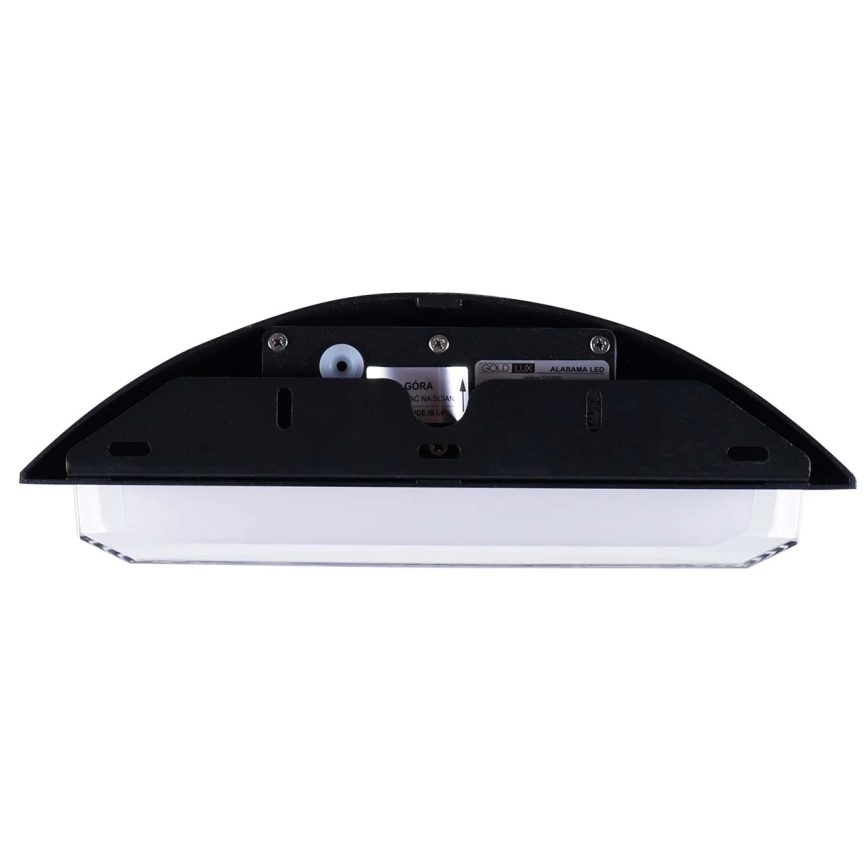 Aplica de perete pentru exterior ALABAMA, LED, 12W, 230V, IP54, neagră