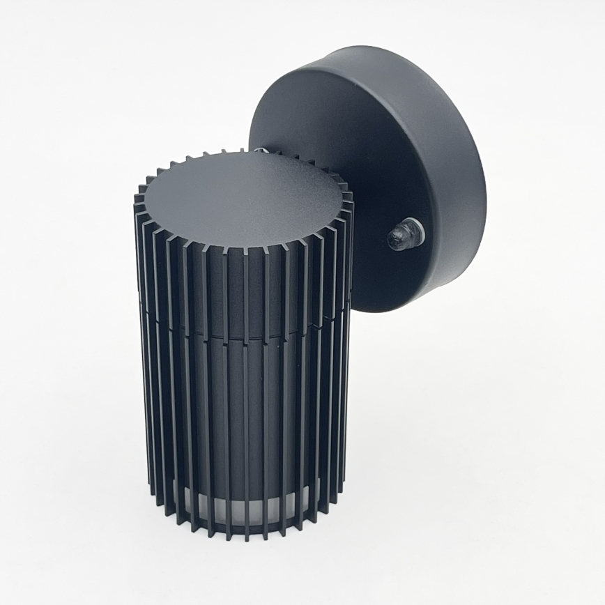 Aplică de perete pentru exterior cu spot LANTHEA 1xGU10/11W/230V IP44, neagră