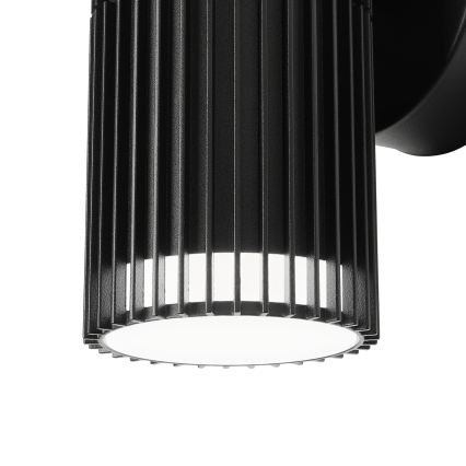 Aplică de perete pentru exterior cu spot LANTHEA 1xGU10/11W/230V IP44, neagră