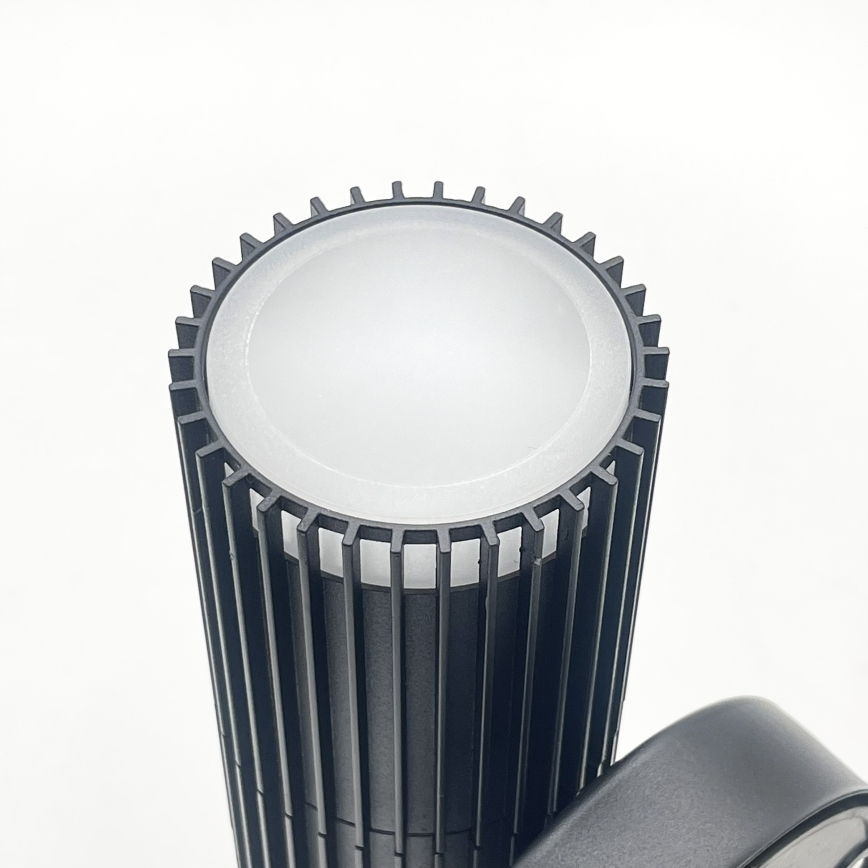 Aplică de perete pentru exterior cu spot LANTHEA 1xGU10/11W/230V IP44, neagră