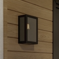 Aplică de perete pentru exterior Eglo, 1x E27/60W/230V, IP44, negru