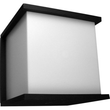 Aplica de perete pentru exterior JAVEN 1xE27/60W/230V IP44 neagră