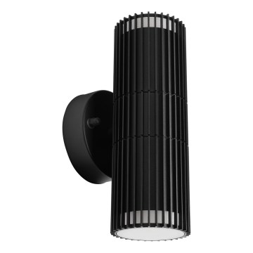 Aplică de perete pentru exterior LANTHEA, spot 2x GU10, 11W, 230V, IP44, negru