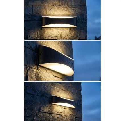 Aplica de perete pentru exterior LED/10W/230V IP65, negru