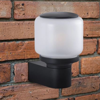 Aplică de perete pentru exterior MADRID 1xE27/12W/230V IP44 neagră