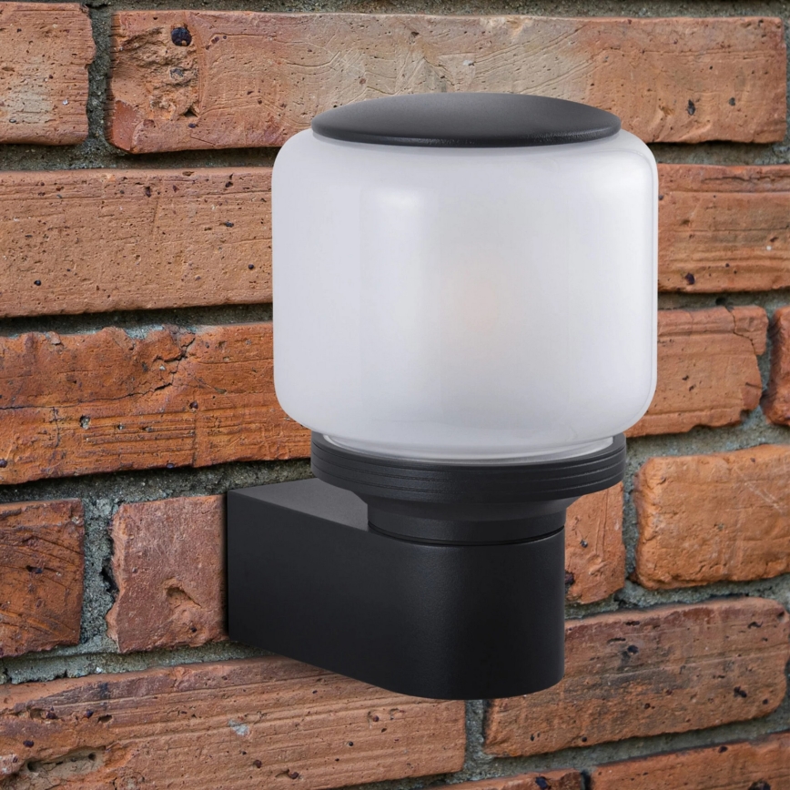 Aplică de perete pentru exterior MADRID 1xE27/12W/230V IP44 neagră