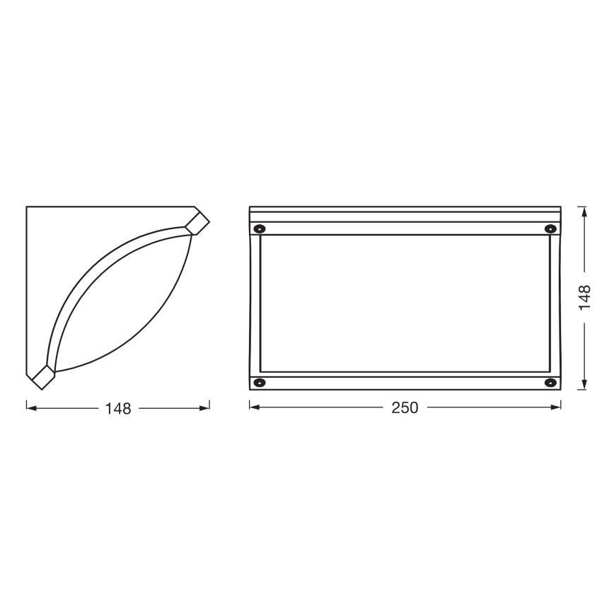 Aplica de perete pentru exterior Osram ENDURA CLASSIC 1xE27/40W/230V IP54 antracit