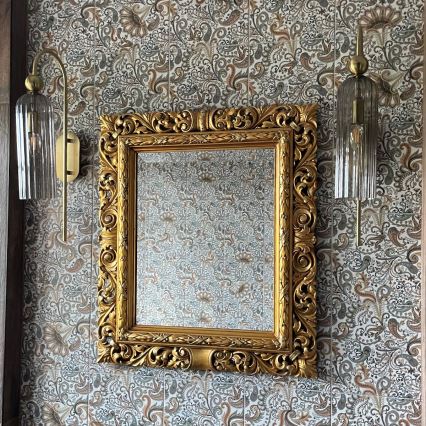 Aplica de perete PIEGA 1xE14/40W/230V alamă/negru fumuriu