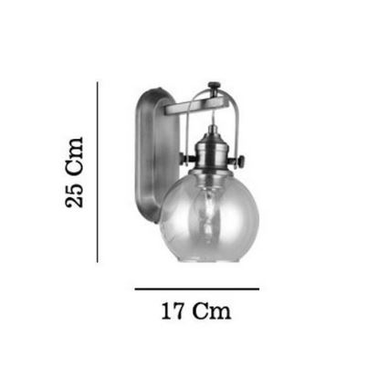 Aplica de perete POLINO 1xE27/40W/230V bronz