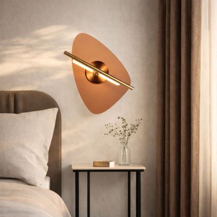 Aplica de perete RELAX LED/5W/230V auriu/maro fumuriu
