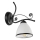 Aplica de perete RETRO 1x E27/60W/230V negru/alb