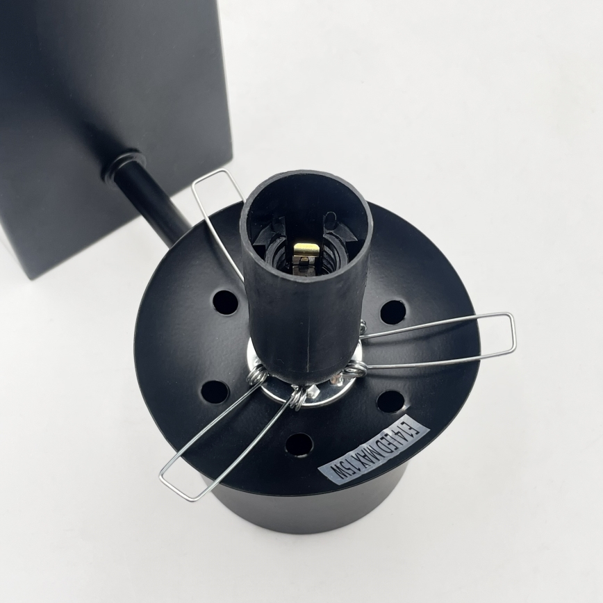 Aplică de perete SFERIO 1xE14/5W/230V negru / negru fumuriu