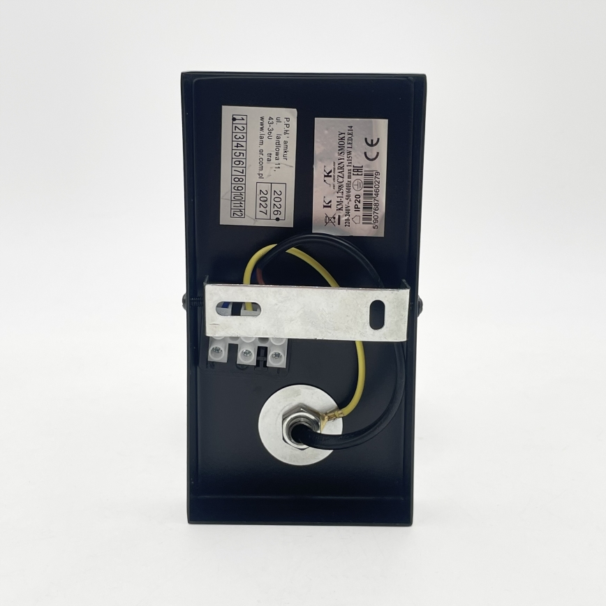 Aplică de perete SFERIO 1xE14/5W/230V negru / negru fumuriu