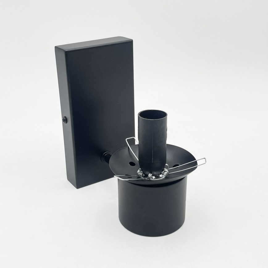 Aplica de perete SFERIO, 1xE14/5W/230V, negru/transparent