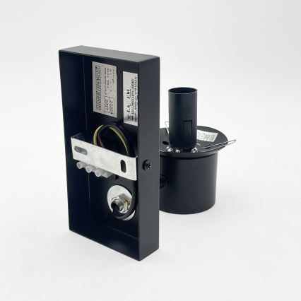Aplica de perete SFERIO, 1xE14/5W/230V, negru/transparent