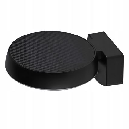 Aplică solară de perete LED reglabilă cu senzor, LED/3W/3,7V 1800 mAh IP54, negru