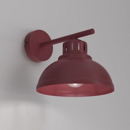Aplica de perete SVEN 1xE27/15W/230V vișiniu