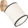 Aplica de perete tip spot BOHO, 1xE27/25W/230V, finisaj stejar