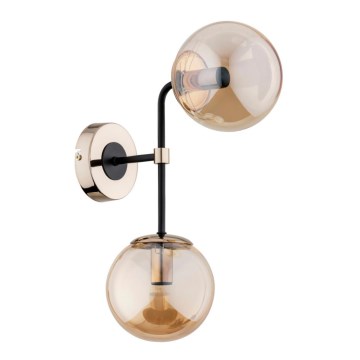 Aplica de perete TRANSFORMERS 2xE14/40W/230V aurie