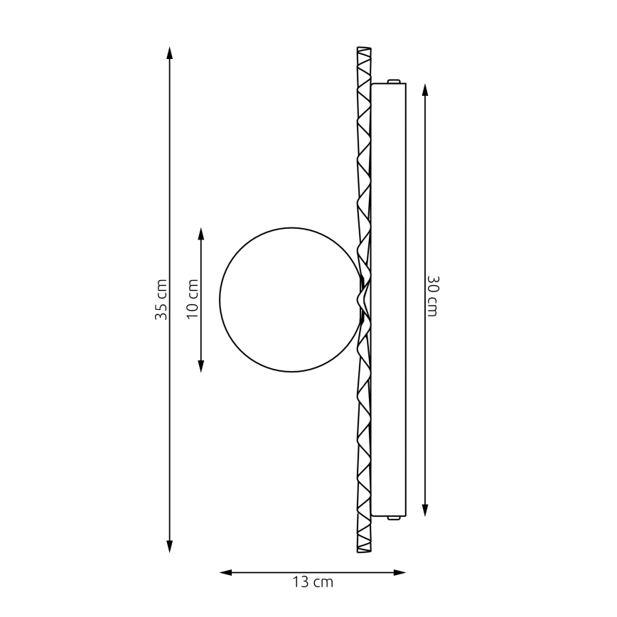 Aplica de perete UMBRA 1xG9/8W/230V bej