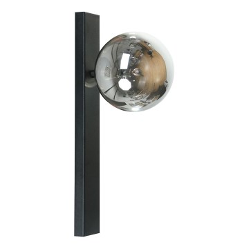 Aplică de perete Zuma Line 1xG9/8W/230V, negru/negru fumuriu