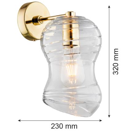 Aplică DEPORTIVO 1xE27/15W/230V Argon 4741