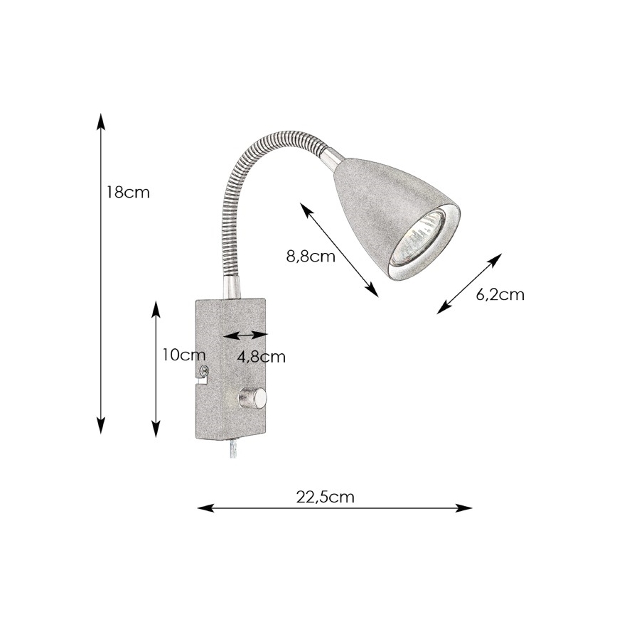 Aplică dimabilă CIRO 1xGU10/7W/230V Markslöjd 107409