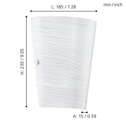 Aplică Eglo 1xE27/60W/230V