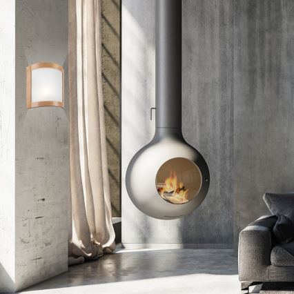 Aplică ELODIE 1xE27/60W/230V stejar