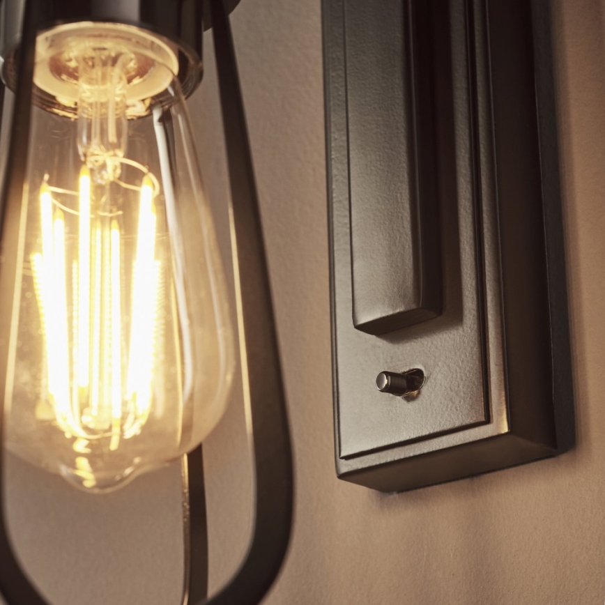 Aplică Endon 80950 URBAN 1xE27/6W/230V negru