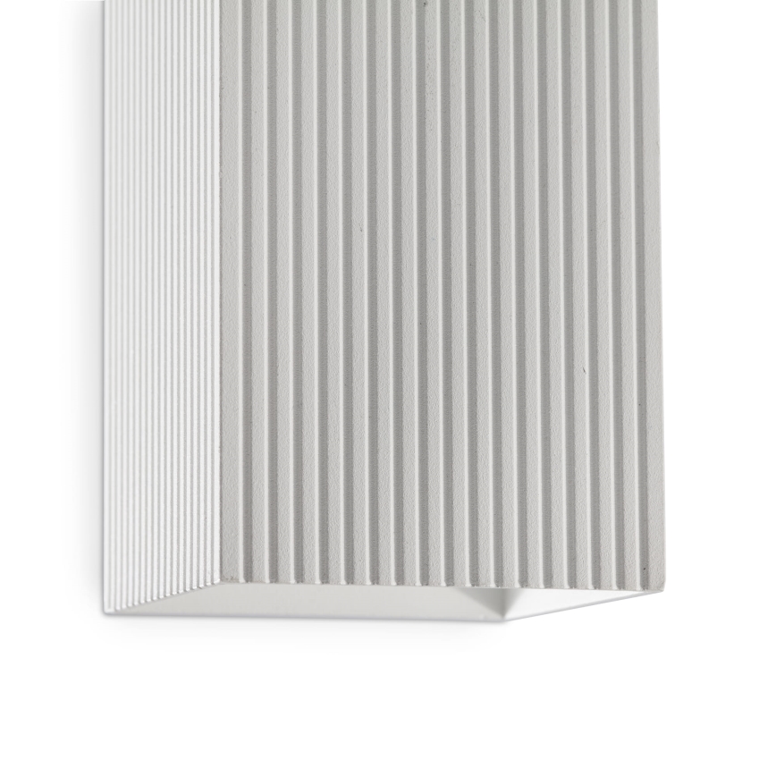 Aplică FARO 40565 SOLE 2xGU10/8W/230V alb canelat dreptunghiular