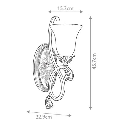 Aplică Feiss SONOMA VALLEY 1xE27/60W/230V