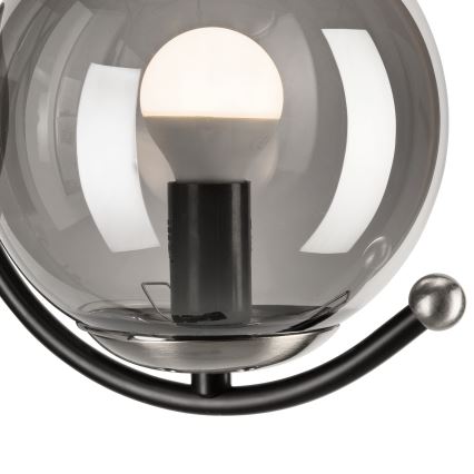 Aplică GEORGIA 1xE14/5W/230V crom mat/fumuriu