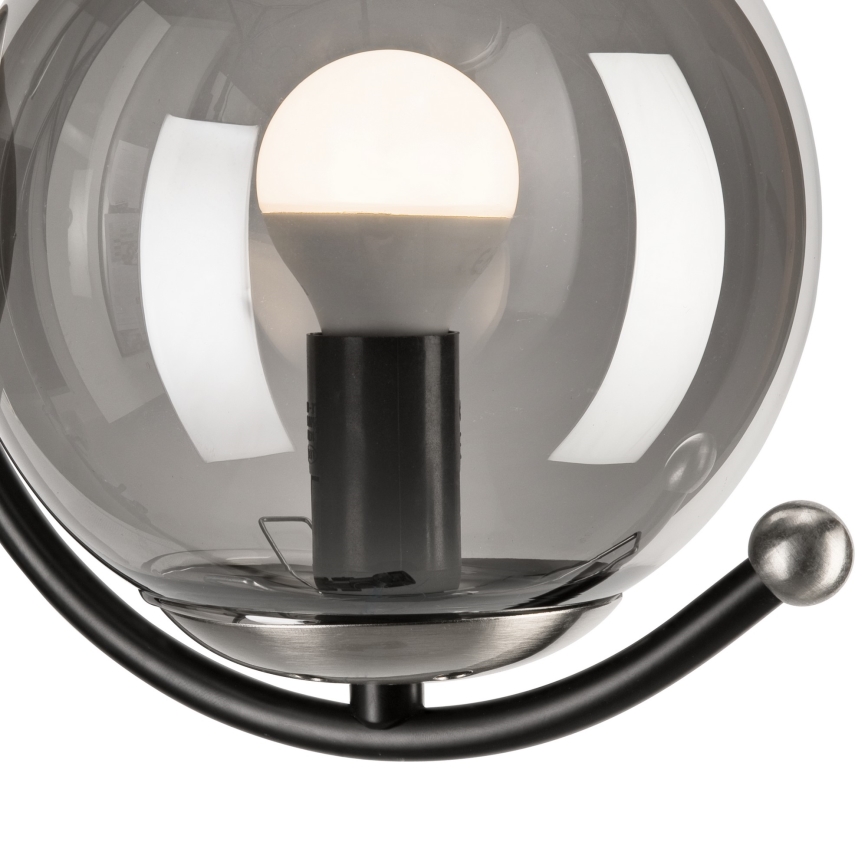 Aplică GEORGIA 1xE14/5W/230V crom mat/fumuriu