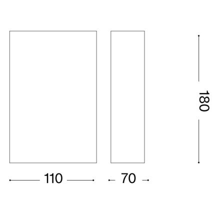Aplică Ideal Lux FLASH 1xG9/40W/230V alb