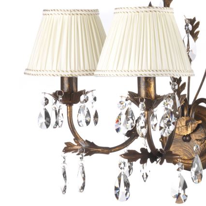 Aplică KAREN 3xE14/6W/230V bronz ONLI