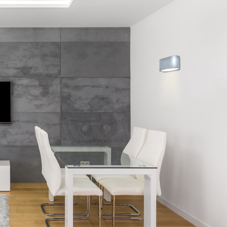 Aplică 1xG9/10W/230V gri Rabalux