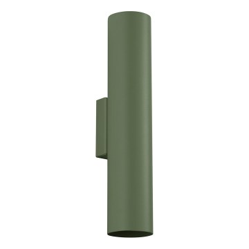 Aplică LAGOS 2xGU10/10W/230V verde