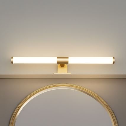 Aplică LED 2în1 pentru oglindă de baie APA LED/6W/230V 40 cm IP44 auriu