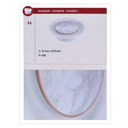 Aplică LED/6,5W TIRIL 230V Paulmann 79700